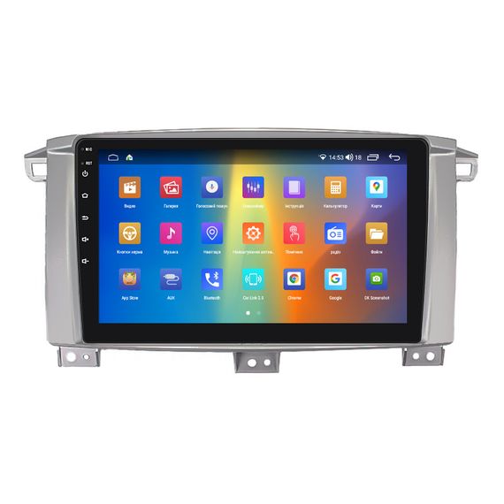 Штатная магнитола 9" Lesko для Toyota Land Cruiser 100 Series Рестайлинг 1 2002-2005 2/32Gb CP 4G GPS Prime | Зображення 1