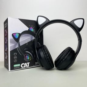 Бездротові навушники Cat Ear RGB STN-28 (Чорний)