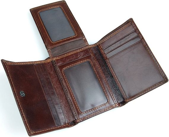 Кошелек Vintage 14464 Коричневый | Зображення 9
