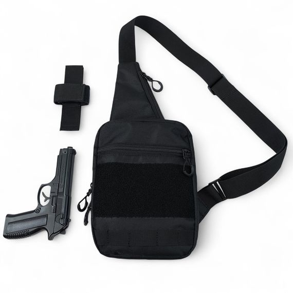 Сумка через плече з військової тканини, Нагрудна сумка розвантаження Тактична месседжер TV-99 | Зображення 4