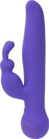 Вібратор-кролик з сенсорним управлінням і ротацією Touch by SWAN - Duo Purple, глибока вібрація Sex Aura