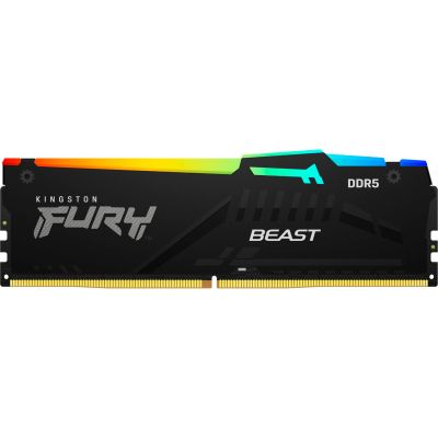 Модуль памяти для компьютера DDR5 32GB 5200 MHz Beast RGB EXPO Black Kingston Fury (ex.HyperX) (KF552C40BB2A-32) | Зображення 1