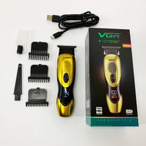 Триммер беспроводной VGR, Мужской набор для стрижки волос аккумуляторный, Стильная машинка для стрижки KT-39