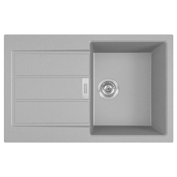 Кухонні мийки Franke Sirius 2.0 S2D 611-78/143.0621.334/ тектонайт/с крылом/780х500х200/сірий (143.0621.334)