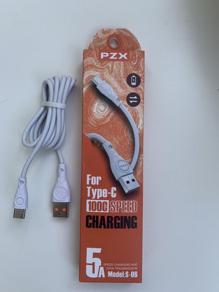 USB кабель PZX Type-c 1m 5A