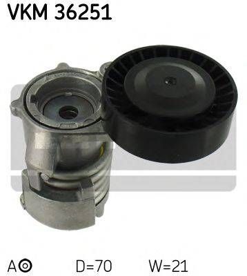 Натяжний ролик, поліклинового ременя (Вир-во SKF) SKF VKM36251 на FORD KUGA I