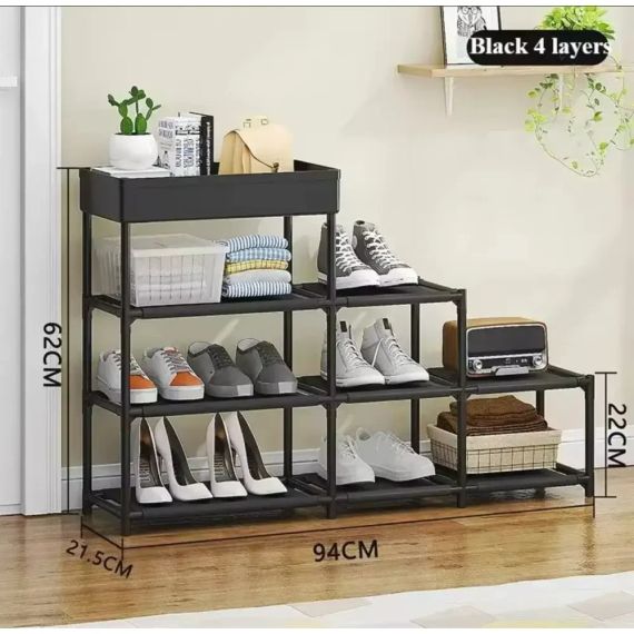 Полка для обуви 4 вертикальные полоки AND-10 YH9804-4 | Зображення 3
