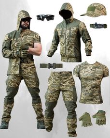 Літній тактичний костюм горка піксель 8в1 ПП7568
