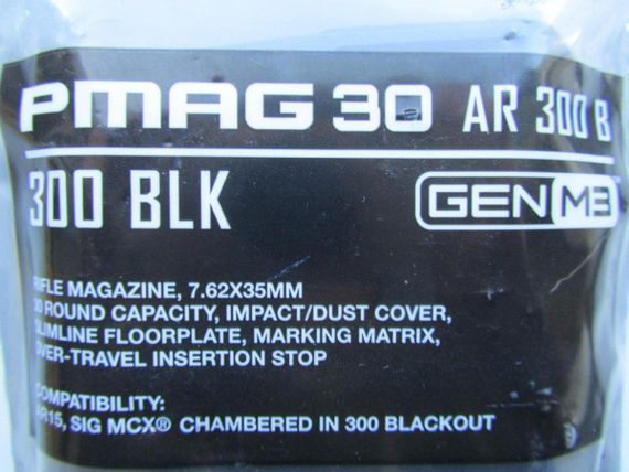 Магазин Магазин на 30 патронов Магазин Magpul PMAG 30 кал. 300 Магазин 300 Рожки Рожки на АР М4 | Зображення 2