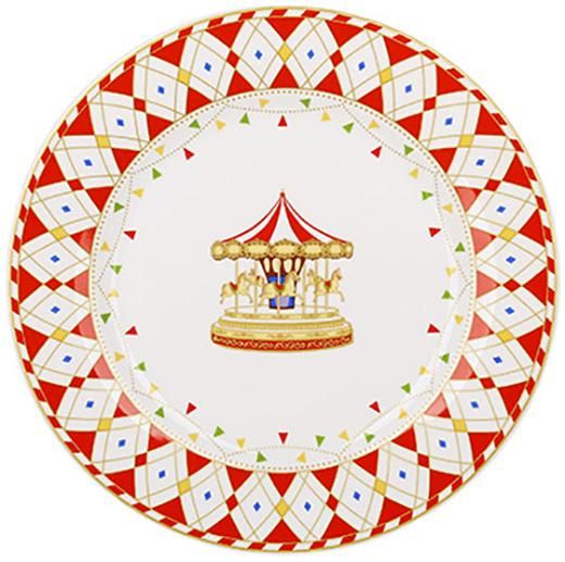 Набір 4 десертні тарілки "Зимова Казка" Ø19см, порцеляна | Зображення 2