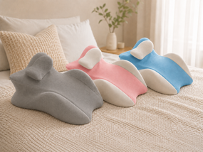 Подушка ортопедическая pillow-06 / Клинообразная подушка для сна из полиэстера / Ортопедическая подушка для поддержания тела Relax Pillow