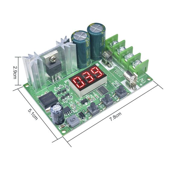 ШИМ регулятор скорости для двигателей DC с дисплеем | Зображення 4
