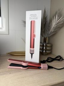 Airstrait HT-01 2-в-1 - випрямляч і фен для волосся, Strawberry Bronze/Blush Pink