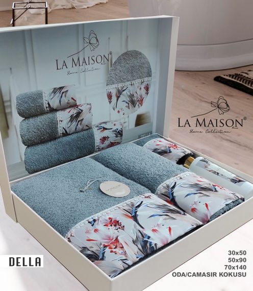 Подарочный набор полотенец La Maison, 3 шт. с ароматом  Della Irmak