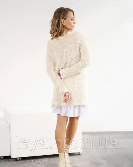 Плаття для жінок колір бежевий розмір M FI_005814 | Зображення 2