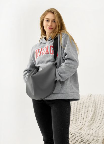 Сумка жіноча Sambag HOBO BAG-GLOVE Графіт 28 х 58 х 4 см (53400009) | Зображення 7