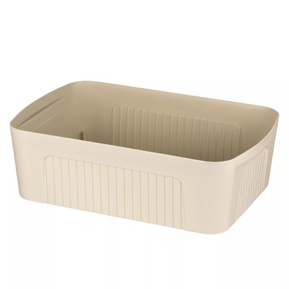 Ящик с крышкой для хранения Ardesto ARHC2513B 45.5х31х14 см бежевый | Зображення 1