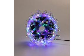 Гирлянда Роса на катушке фейерверк - мишура от USB, 20м, 600LED + пульт Мультик