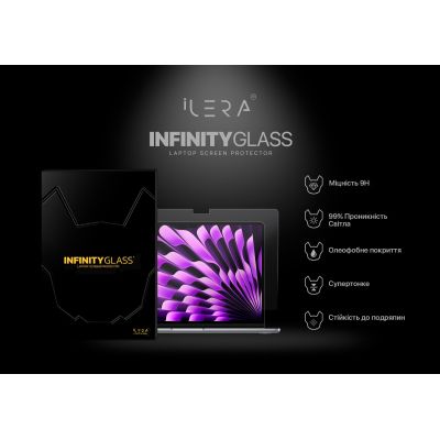 Стекло защитное iLera Glass Screen Protector MacBook Pro 14" (ILMCGL02) | Зображення 4