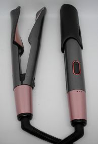 Плойка утюжок спиральная стайлер для завивки волос и создания красивых локонов выпрямитель с дисплеем