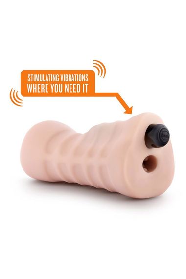 Мастурбатор Рот реалістичний Blush ENLUST NICOLE з віброкулею в комплекті Sex Aura | Зображення 3