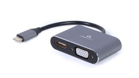 Адаптер-перехідник USB-C на HDMI/VGA Cablexpert A-USB3C-HDMIVGA-01