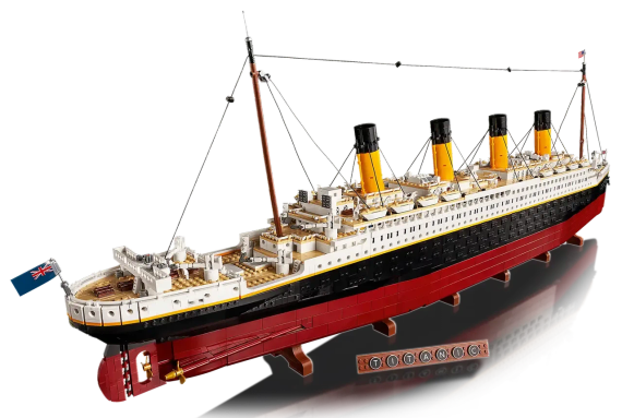 Блочный конструктор Титаник 1.15 метра, 9090PCS | Зображення 2