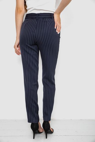 Штаны женские в полоску, цвет синий, 238RP85 | Зображення 3