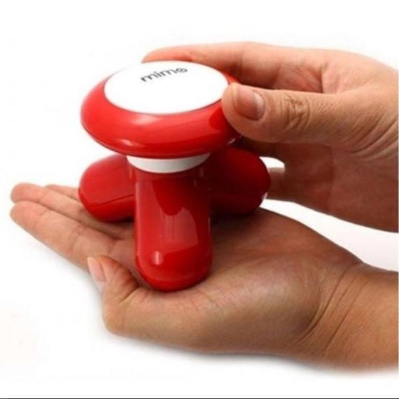 Мультифункциональный ручной мини вибромассажер Mimo Красный