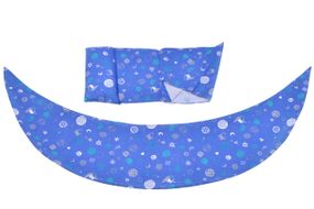 Набор аксессуаров для подушки Nuvita DreamWizard (наволочка, мини-подушка) Синий NV7101Blue (NV7101BLUE)