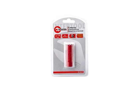 Сверло корончатое биметаллическое Intertool - 19 мм x 3/8" (SD-5619) | Зображення 3