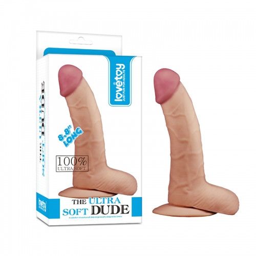 Фалоімітатор - The Ultra Soft Dude 8.8" Sex Aura | Зображення 1