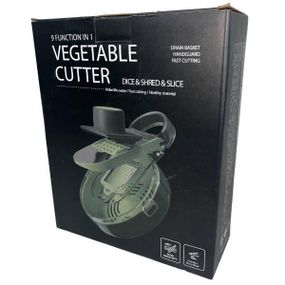 Багатофункціональна овочерізка 9в1 Vegetable Cutter Чорна