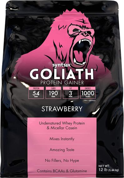 Гейнер Syntrax Goliath 5.4 kg (Strawberry)