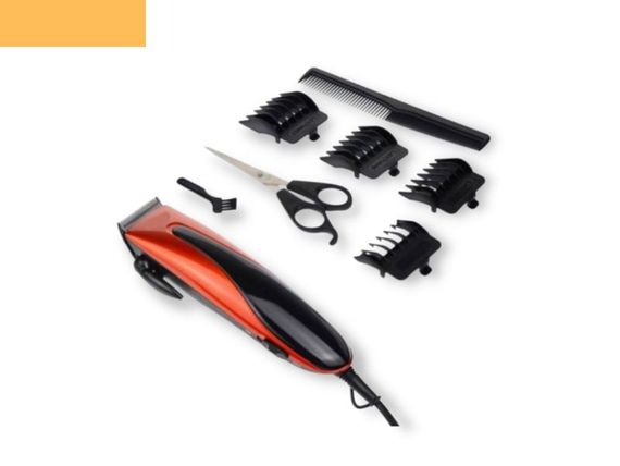 Професійна машинка для стрижки волосся з насадками XRPO GM 1012 червона (GM1012)