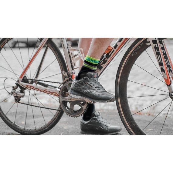 Шкарпетки водонепроникні Dexshell Pro visibility Cycling, р-р XL (47-49), з зеленою смугою | Зображення 4