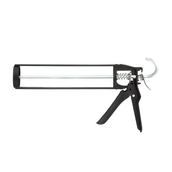 Пістолет для видавлювання герметиків рамоподібний посилений, 225 мм, "скелет" INTERTOOL HT-00301 | Зображення 1