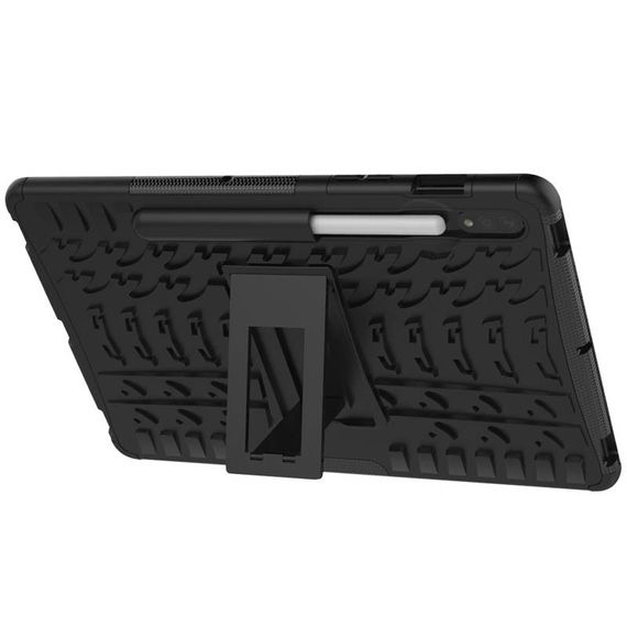 TPU+PC чохол Protector Stand для Samsung Galaxy Tab S9+ / S9+ FE / S10+ 12.4'' Black | Зображення 2