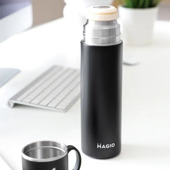 Термос MAGIO MG-1046B 0.5 л, Термос для спортсменів, Термокружка з вакуумною ізоляцією | Зображення 2
