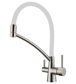 Кухонний змішувач Fabiano FKM 31.10 Inox White 8231.403.0059