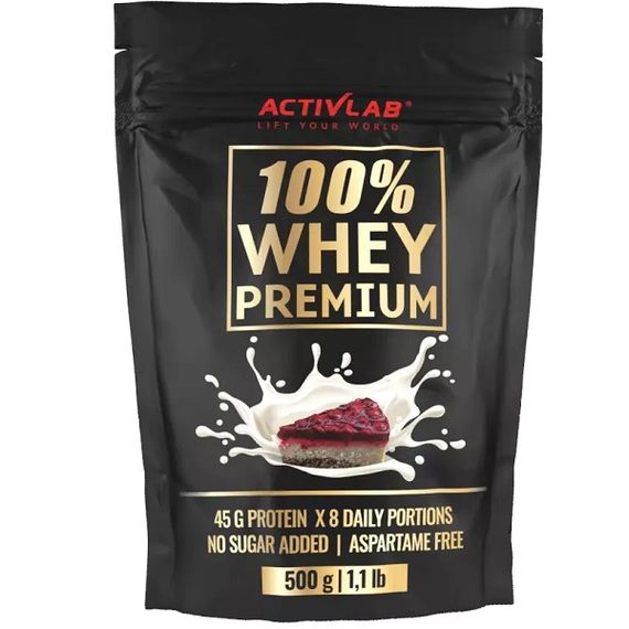 Протеїн Activlab 100% Whey Premium 500 g /16 servings/ Cherry Cake