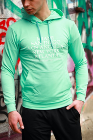 Худі Америка бірюза S XL