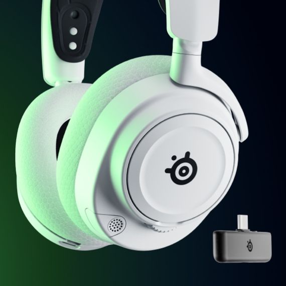 Ігрова гарнітура SteelSeries Arctis Nova 7X Wireless White XBOX/PC/PS/SW/MAC/MOB | Зображення 4
