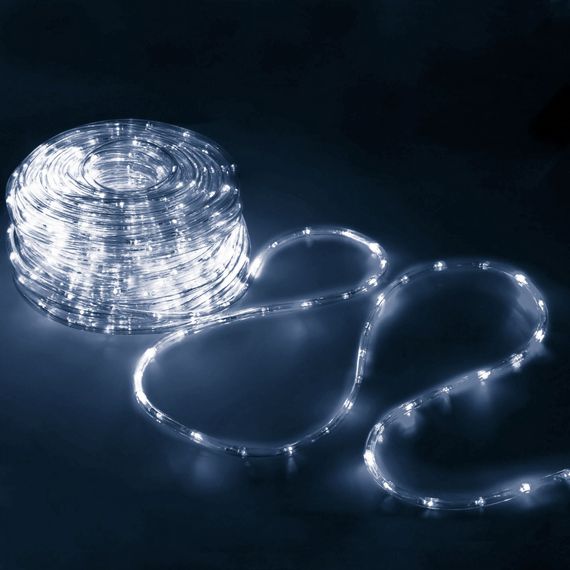 Гірлянда вулична (зовнішня) дюралайт Springos Rope Lights 10 м 240 LED CL1201 Cold White | Зображення 3