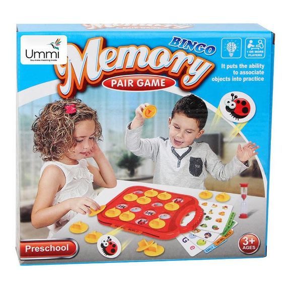 Настольная интерактивная игра Ummi 22001 Memory Pair Game Red | Зображення 4