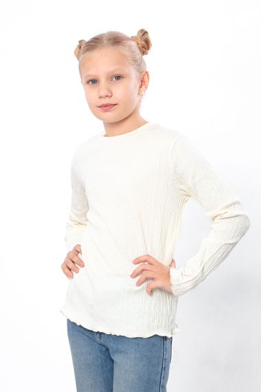 Джемпер для дівчинки Носи своє 128 Білий (p-15094-172390) | Зображення 1