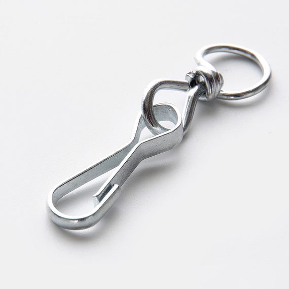 Карабин пружинный с вертлюгом 100мм оц. (пачка, кратно 10шт) APRO