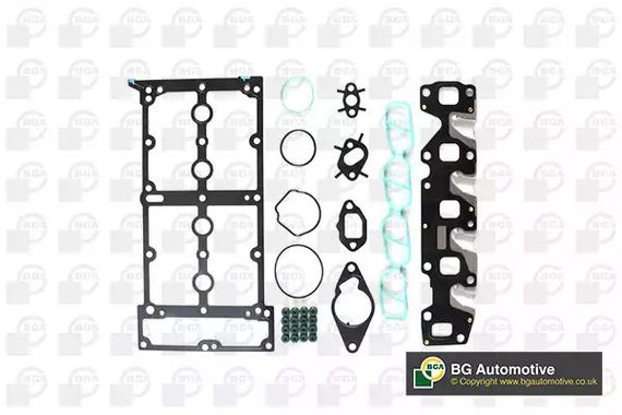 Комплект прокладок Doblo/Combo 1.3JTD 04- (верхній/без прокладки ГБЦ), BGA (HN4392) | Зображення 2