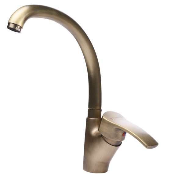 Змішувач для кухні Globus Lux QUEENSLAND GLQU-0203S-BIG-9-BRONZE | Зображення 1