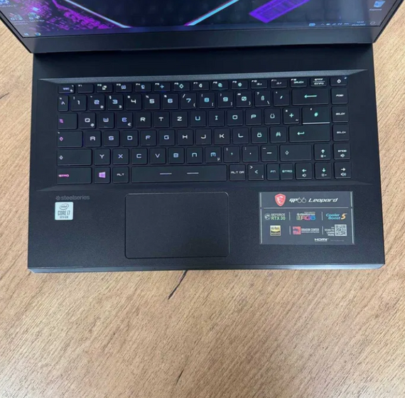 Ноутбук MSI GP66 Leopard 10UG 144Hz i7 10750H 16Gb SSD 512Gb RTX 3070  Б/В | Зображення 4